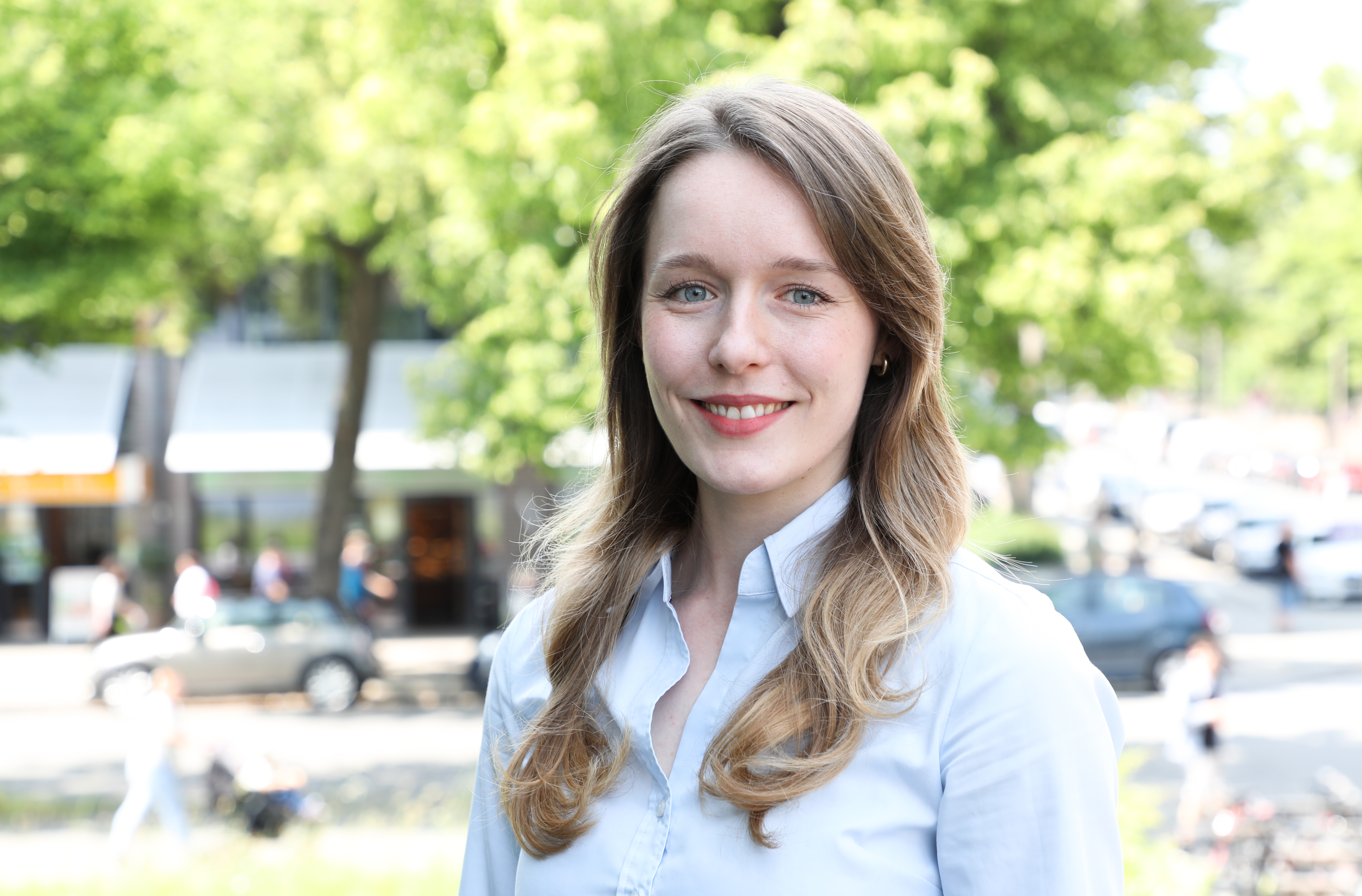 Portrait young female researcher